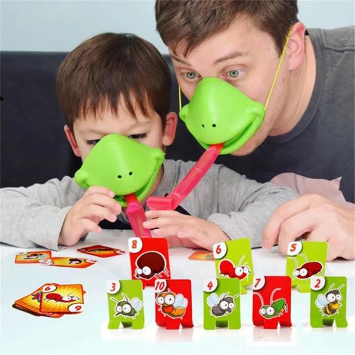 La bouche de grenouille et la langue de caméléon