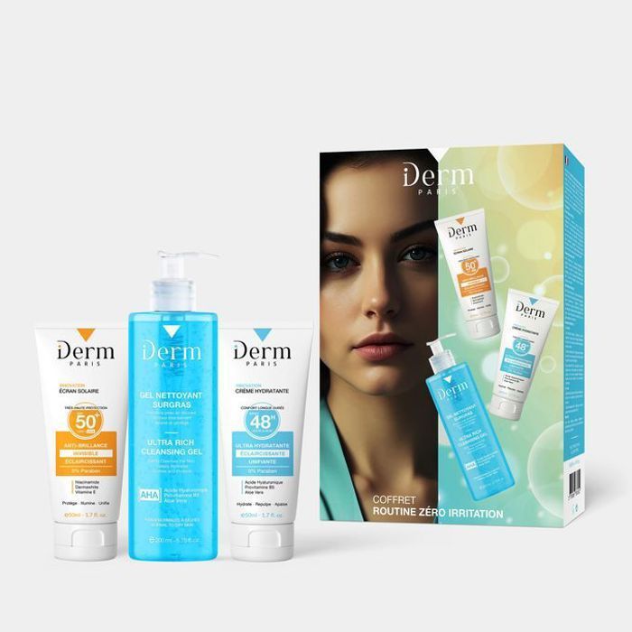 iDerm Paris - Coffret Routine Zéro Irritation - Éclaircissant