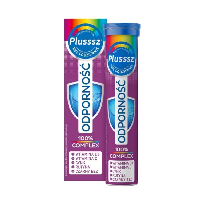Complément alimentaire - Plusssz - Immunité - 20 Comprimés - Vitamine C - Zinc - Renforce les défenses