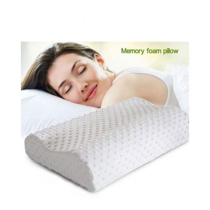 Oreiller à mémoire de forme - Medicale - Latex - Soutien cervical - Confort ultime - Taille standard