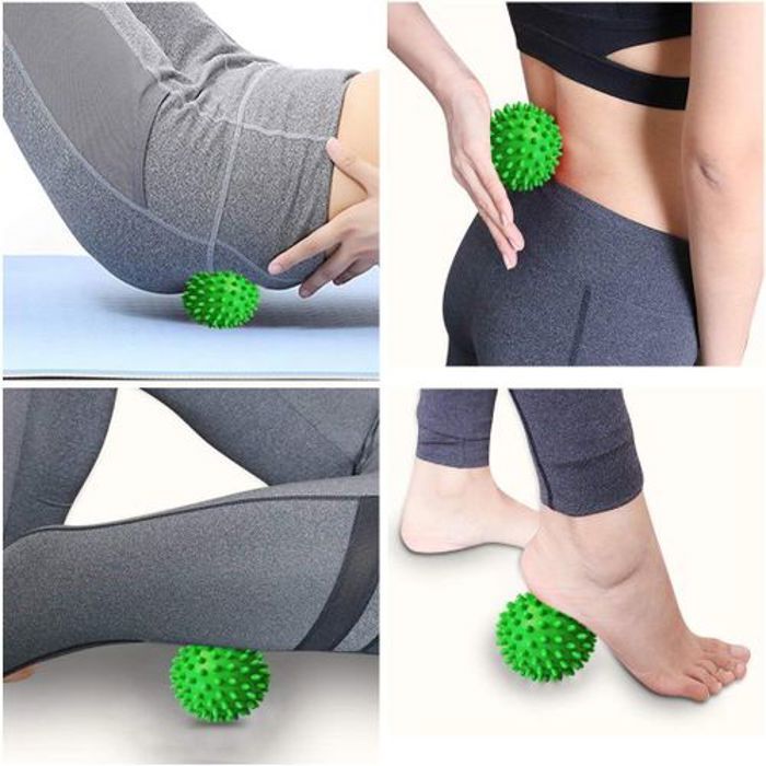 Balles de Massage Professionnelles pour Pieds, Rouleau à Picots pour Les Tissus Profonds -, Réflexologie du Stress;