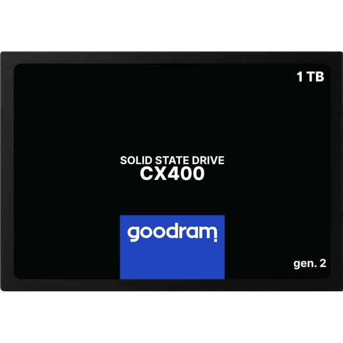 Disque dur SSD - GoodRam - CX400 gen.2 - 1 To - SATA III - 2.5 pouces