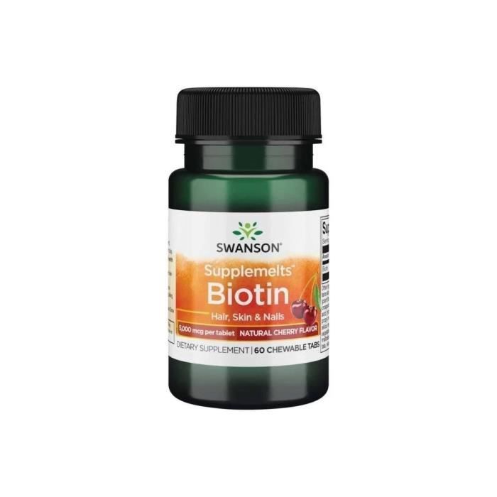 Compléments alimentaires Biotin BI7470 , Swanson,