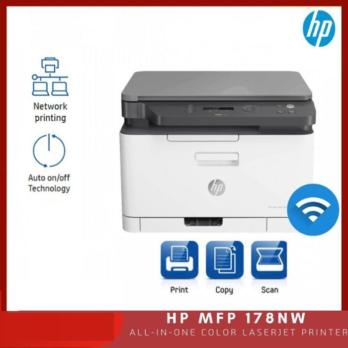 Hp nouvelle imprimante couleur laser multifonction 178nw 3-in-1 A4 WIFI