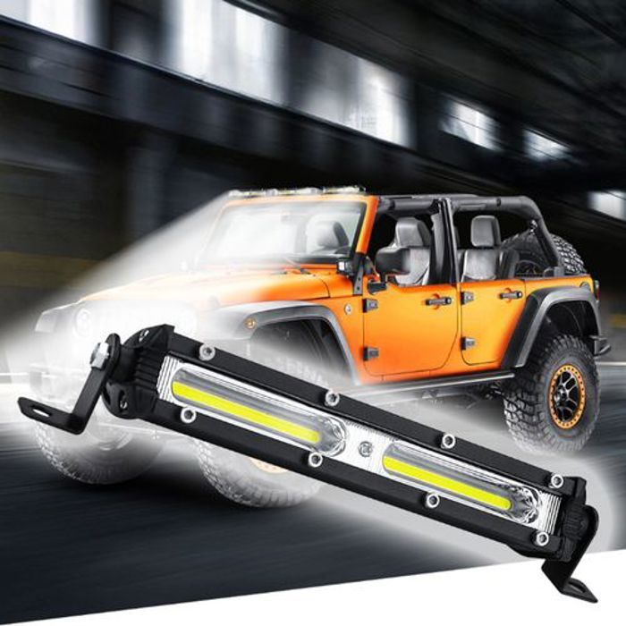 1Pc voiture lumière bar extérieure camion capot tout-terrain lampe de poche projecteur