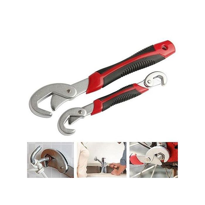 2pack snap’n grip clés de bricolage universelles ecrous et vis
