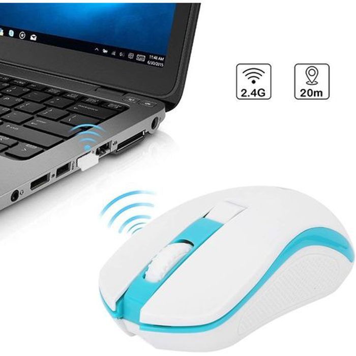 Souris sans Fil - Meetion - Modèle Réglable - 800-1200-1600 DPI - Ergonomique - Rechargeable