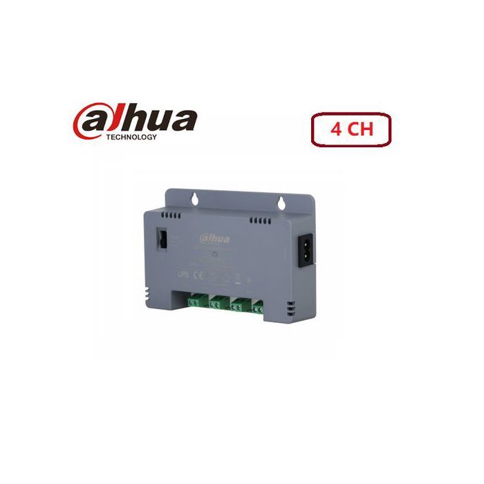 Dahua Bloc D'alimentation 4 sorties Pour Caméra de surveillance (4CH)