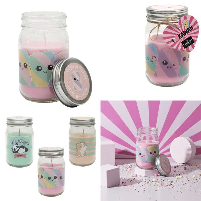 Bougie parfumée bocal Kawaii M12
