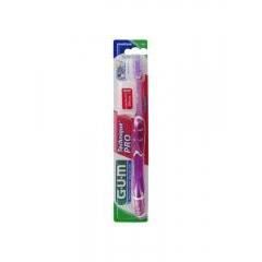 Brosse à dents - Gum - Technique Pro Compact - Medium - Brins effilés - Manche quad-grip