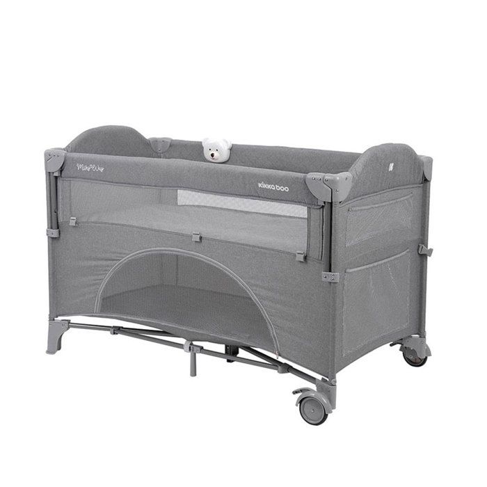 BABY COT 2 LEVELS MILKI WAY GRIS