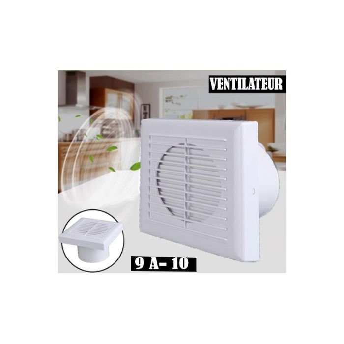 Extracteur mural ventilateur, ventilateur pour salle de bain, toilette, cuisine
