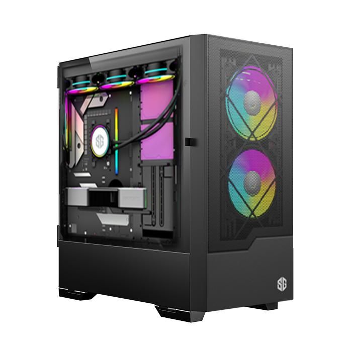 BOITIER SG STRONG 3 FAN ARGB NOIR
