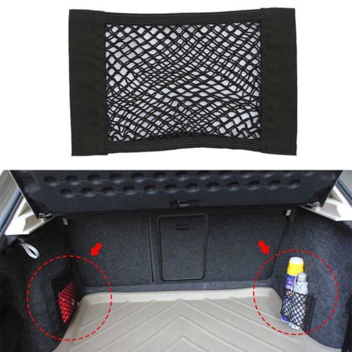Rangement organisateur élastique filet accessoires pour coffre de voiture