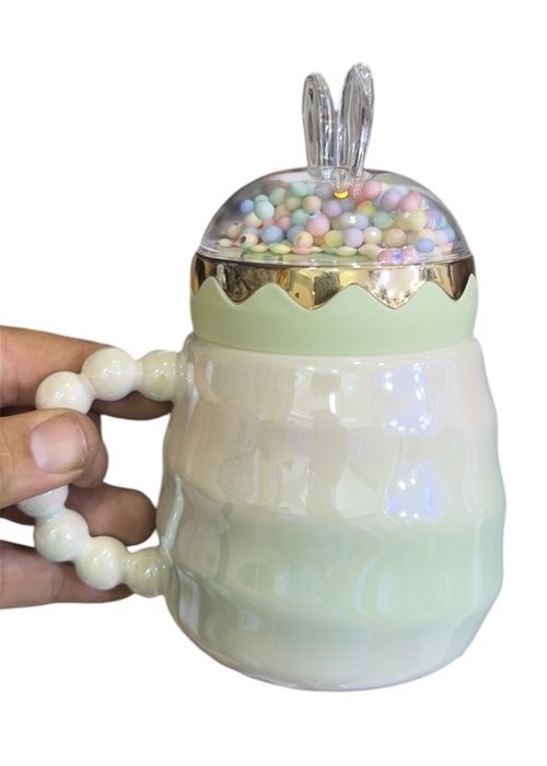 1pc Nouvelle Tasse céramique À Eau Haute Qualité En Céramique Avec Couvercle, Tasse À Café