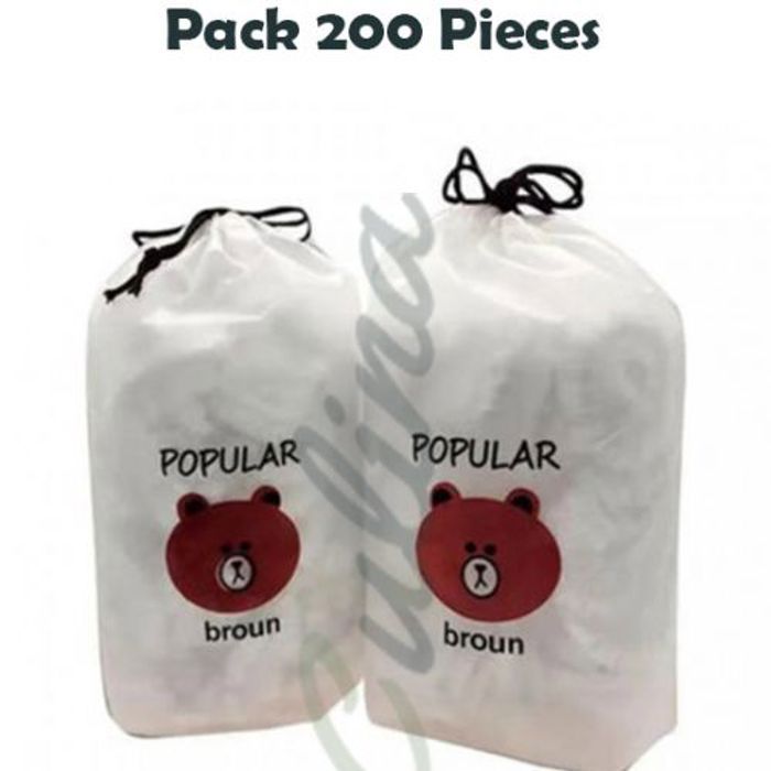 200pcs Sacs de conservation frais,à mettre sur des assiettes et des bols,couvercles de bols