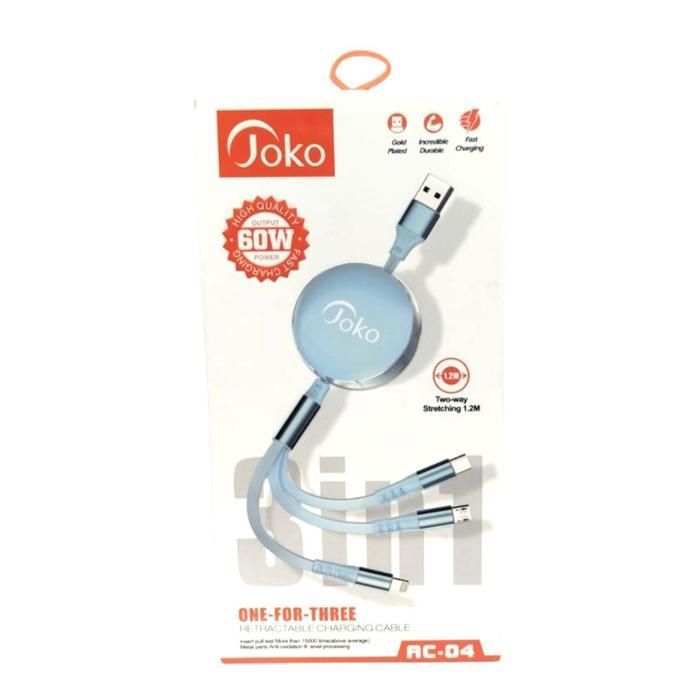 Power bank pour telephone JOKO 3 in 1  OUTPUT 60W