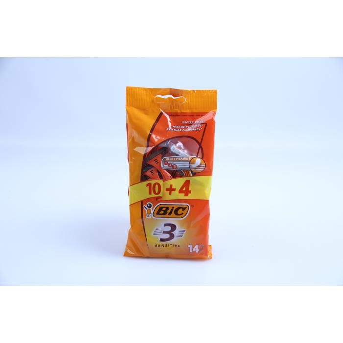 Rasoir SH BIC 3 Sens P10+4 Free