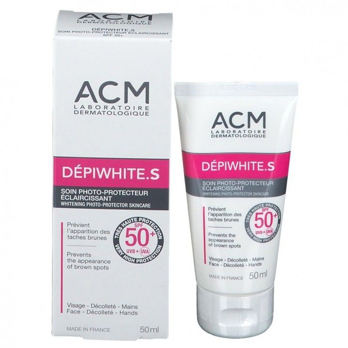 ACM DEPIWHITE S 50 SPF INVISIBLE 50ML ANTI taches brunes, très haute protection SPF 50+