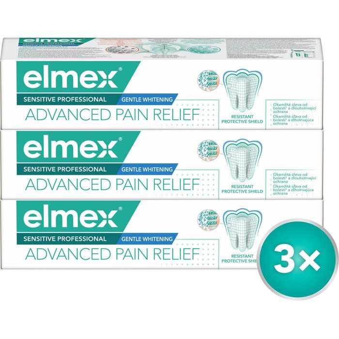 ELMEX Sensitive Professional Lätt Blekningsgel 3 × 75 ml