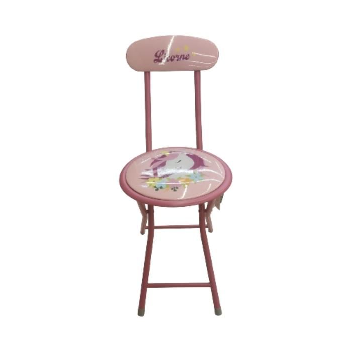 TABOURET PLIABLE AVEC MOTIF ENF 30*30*73CM CMP
