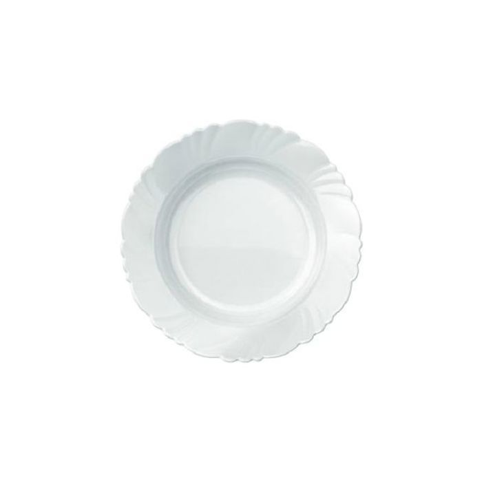 Assiette Creuse - Arcopal - Petala - 23,5 cm - Blanc - Résistante et esthétique