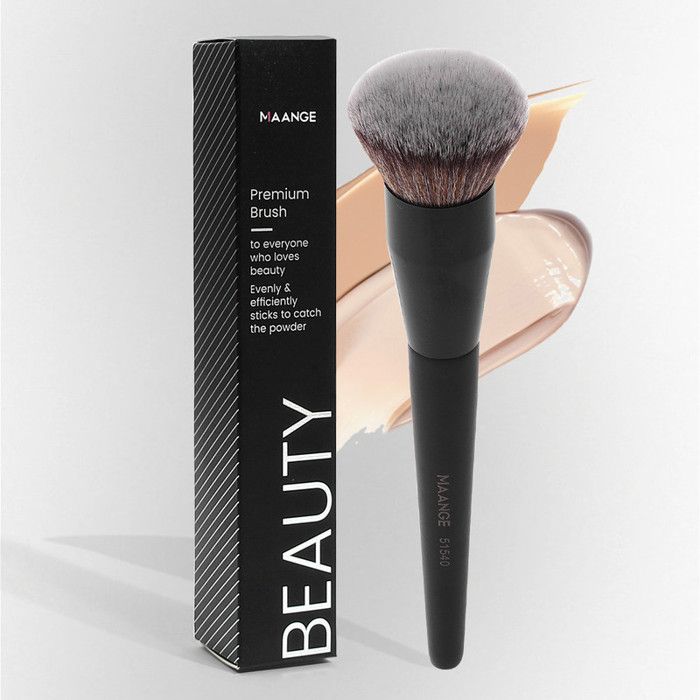 Pinceau de maquillage - Maange - Pinceau unique - Vegan - Cruelty-free - Noir
