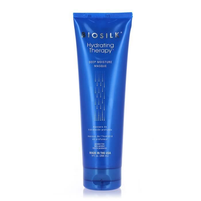 Biosilk Hydrating Therapy, Masque Deep Moisture 266ml, Masque cheveux secs Non testé sur les animaux, Sans parabène