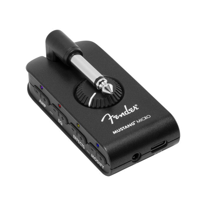 Amplificateur pour guitare - Fender - Mustang Micro - Bluetooth - 4 heures d'autonomie - Casque intégré