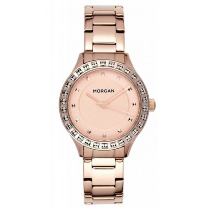 Montre Femme - MORGAN - MG001S/2TM - Cadran Bronze - Bracelet Acier - Étanchéité 3 ATM