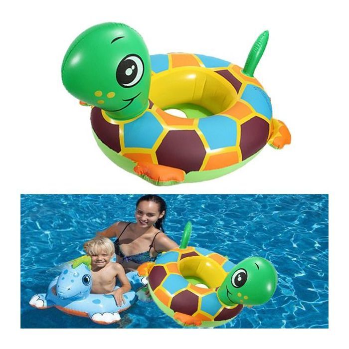 Bouée de piscine en forme de tortue pour enfants, sécurité et plaisir