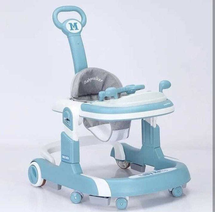 Trotteur bébé multifonctionnel Yupala - bleu