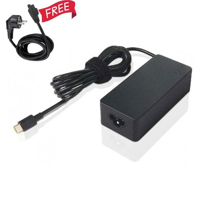Chargeur Universel USB-C 45W Adaptateur d'Alimentation USB-C, Compatible Lenovo, HP, Dell Avec Cable Alimentation