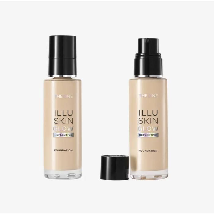 Fond de teint - THE ONE - illuskin Glow Reflective - 30 ml - Marble Neutral - Éclat lumineux