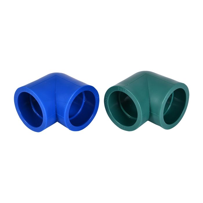 COUDE EGAL Ø40 1/4 PPR BLEU (sachet de 10 pieces )