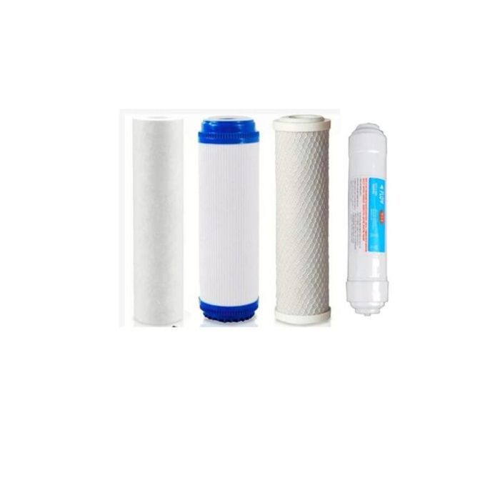 Filtre d'eau - GENERIC - Standard Pack 4 Cartouches - 5 micron - Compatible Osmoseurs - Plastique Synthétique