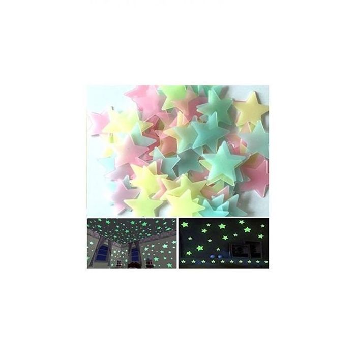Etoiles Lumineuses Glow in the Dark - Pack de 50