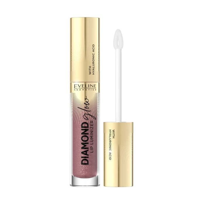 Gloss à lèvres - EVELINE - Diamond Glow Lip Luminizer - Teinte No 11 - Éclat brillant - Rose