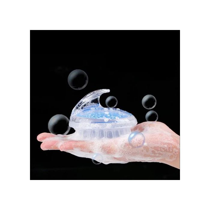 Brosse de lavage de cheveux en silicone, Brosse de massage et shampooing