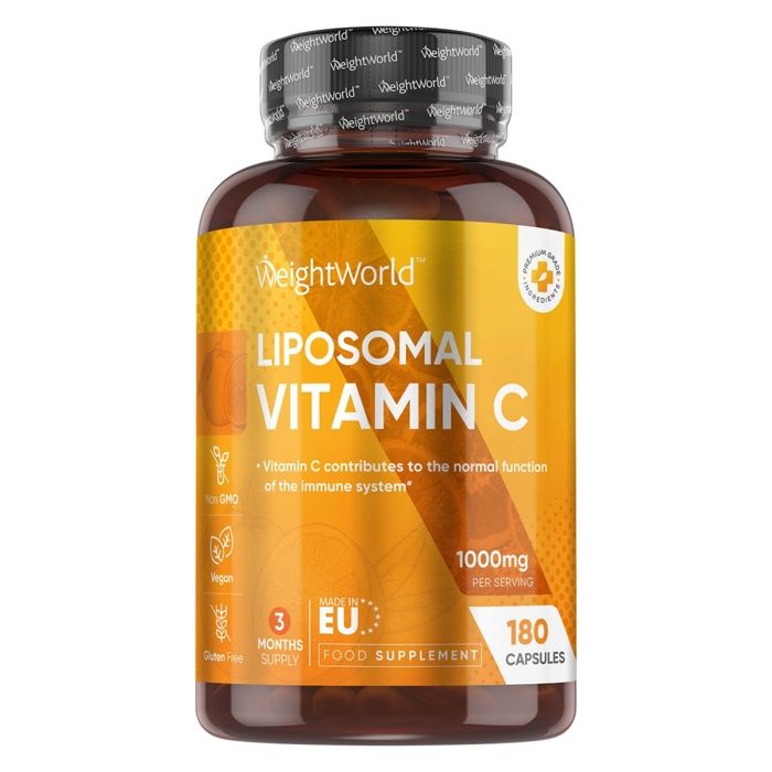 Vitamine C Liposomale 1000 mg - 180 capsules (3 mois) WeightWorld