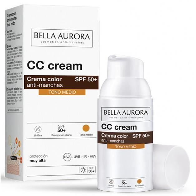 CC Cream despigmentante para una piel radiante.