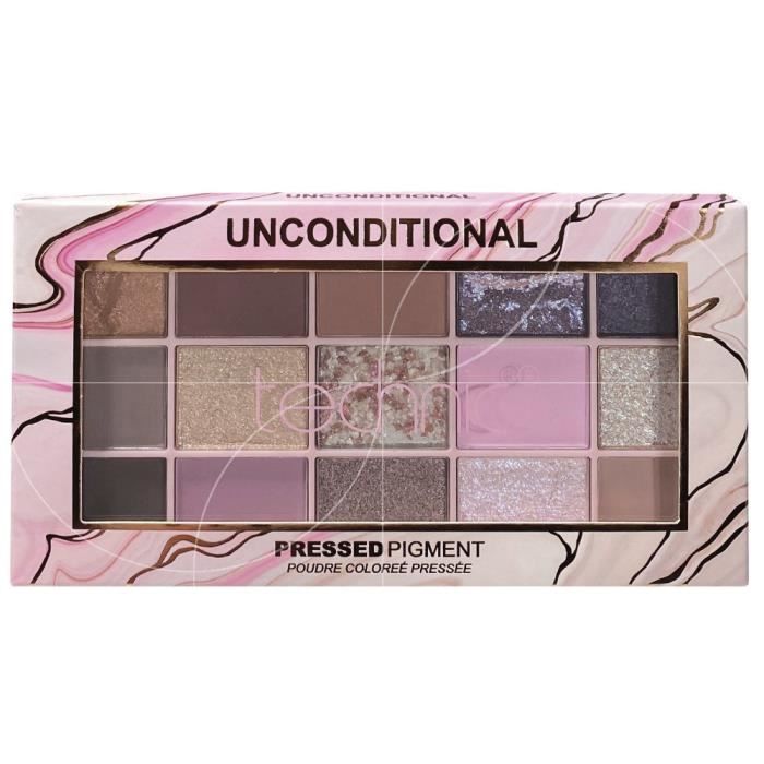 technic - Palette 15 Fards à paupières Unconditional - 30g Rose
