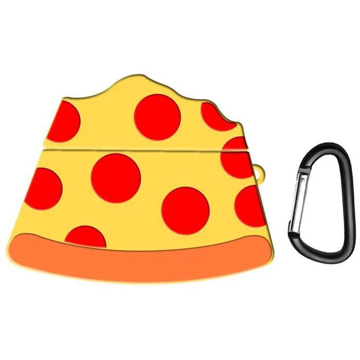 Boite de Protection en Silicone pour Ecouteurs Airpods PRO 1 / 2 / 3 GEN, style Pizza