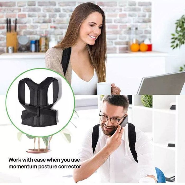 Correcteur de posture - Non spécifié - XL - Réglable - Soutien du dos - Confortable