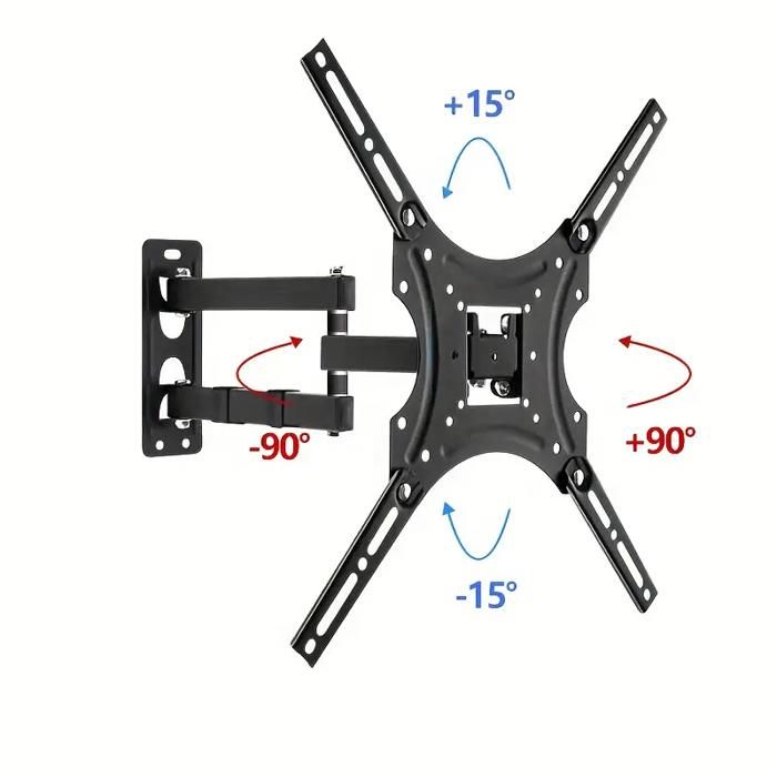 Support mural TV - Métal - 32-55 pouces - Inclinaison - Charge max 44 lbs - VESA 15.75x15.75