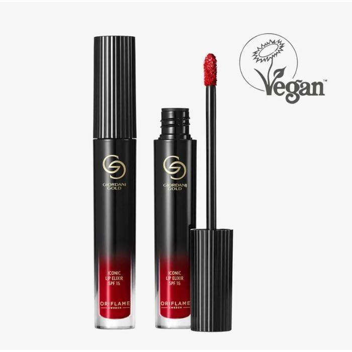 Rouge à Lèvres - Giordani - Iconic Elixir Intense - Luxe Scarlet - IP 15 - Longue tenue 8h