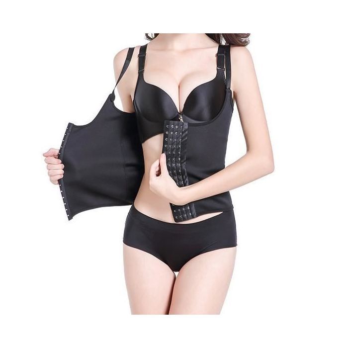 Ceinture de Sudation - Corset Minceur Femme - Taille M - Noir - Polyester/Nylon