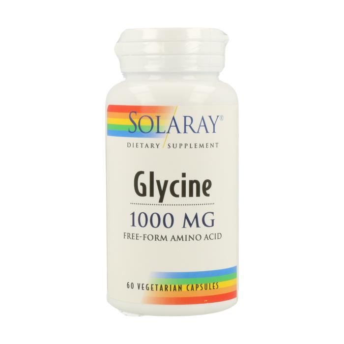 Solaray+Glycine 60 capsules végétales de 1000mg