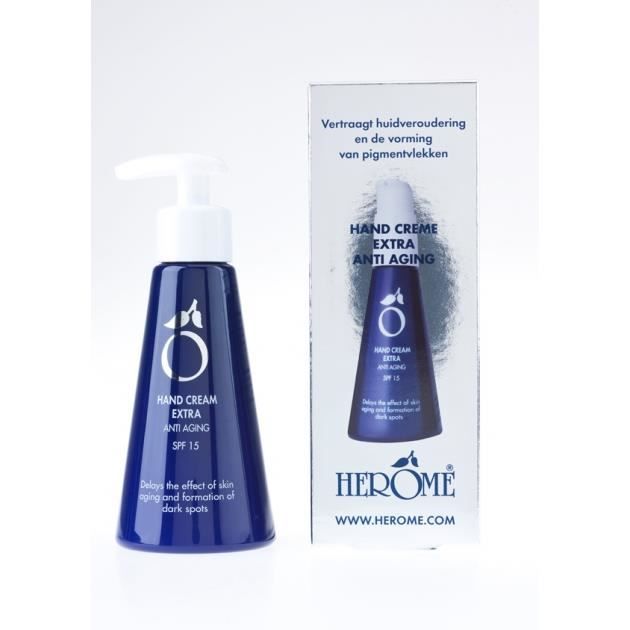 Crème Mains - Herôme - Extra Anti-Age - SPF15 - 120ml - Sans Parabène