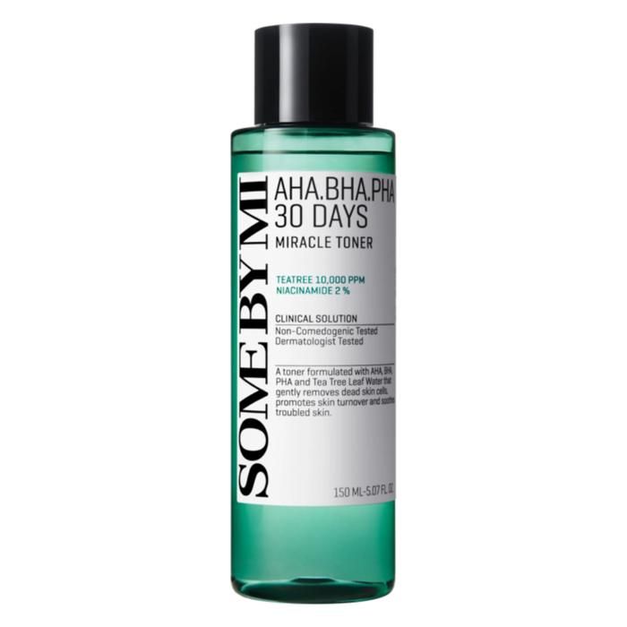 Toner - SOME BY MI - AHA BHA PHA 30 DAYS MIRACLE TONER - 150ml - Exfoliant - Hydratant - Anti-acné